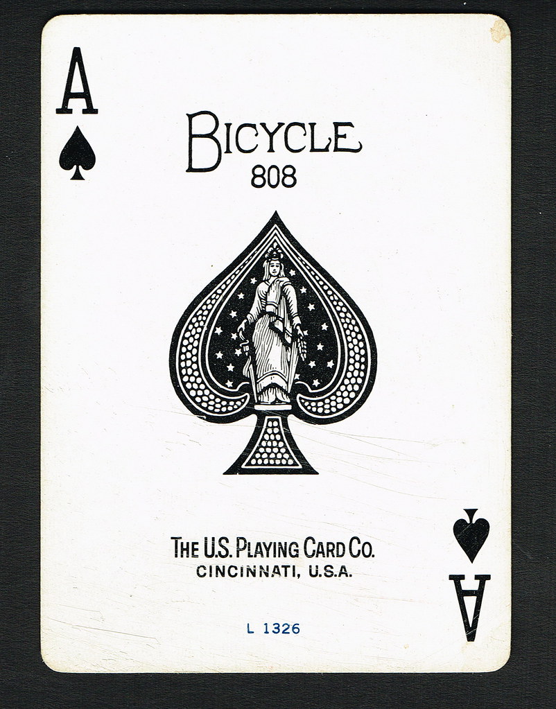 Ace Of Spades US Playing Card Company 808 Bicycle Flickr
