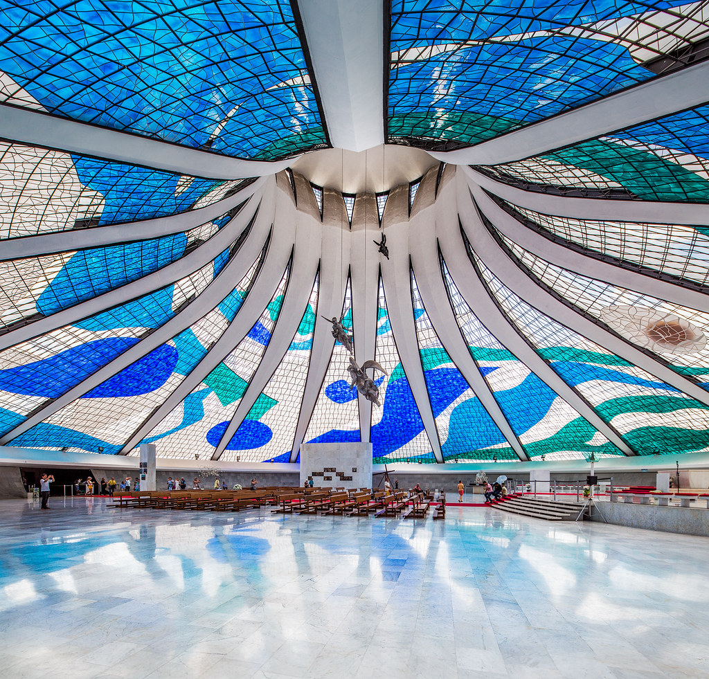 The Cathedral of Brasília The Cathedral of Brasilia is loc… Flickr