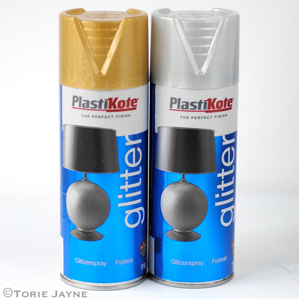 Cool Spray Paint Ideas That Will Save You A Ton Of Money blue glitter