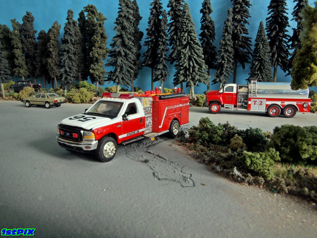 Matchbox Trucksville Pennsylvania Volunteer Fire Dept. Eng… Flickr