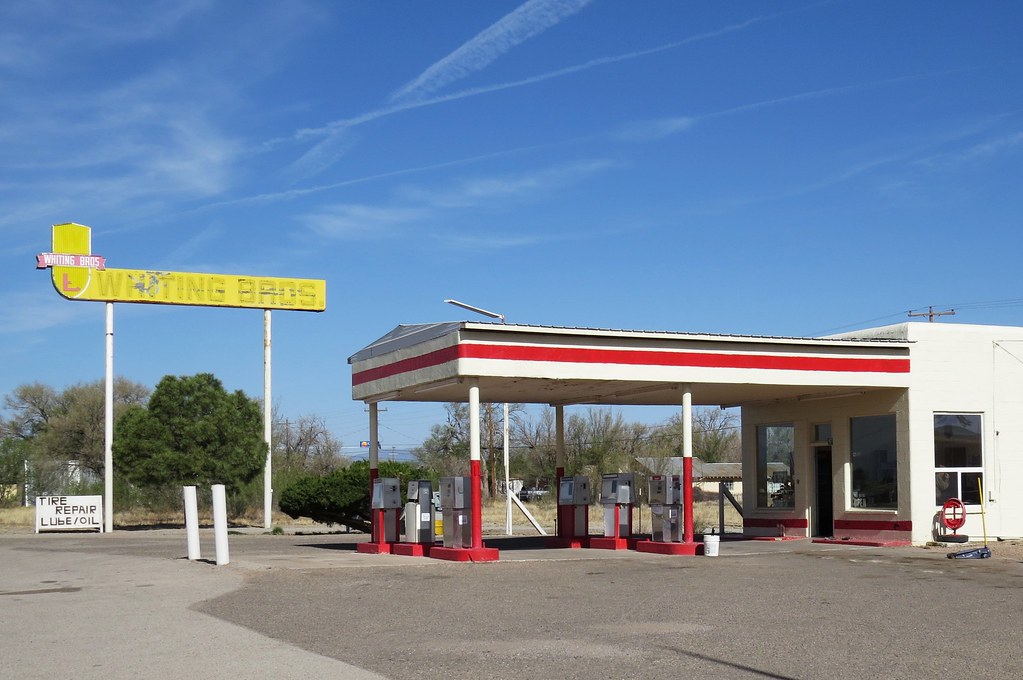 Whiting Bros. Gas Station Moriarty, New Mexico; the last W… Flickr