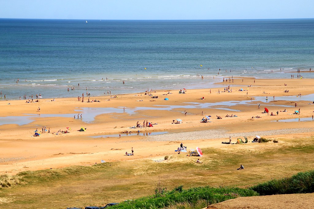 Omaha Beach in Normandy, France Omaha Beach below the Norm… Flickr