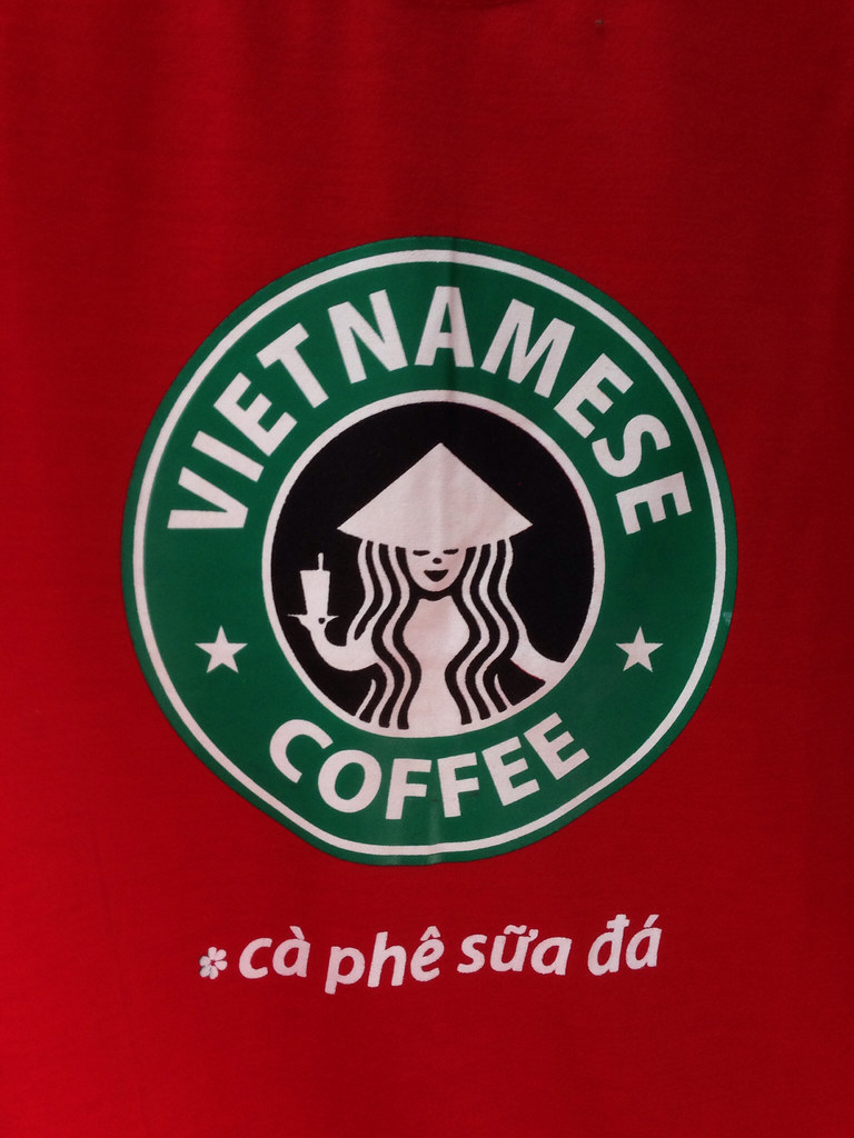 Vietnamese coffee vs Starbucks Interesting tshirt seen