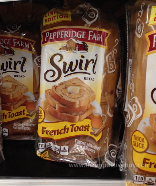 Pepperidge Farm Limited Edition French Toast Swirl Bread