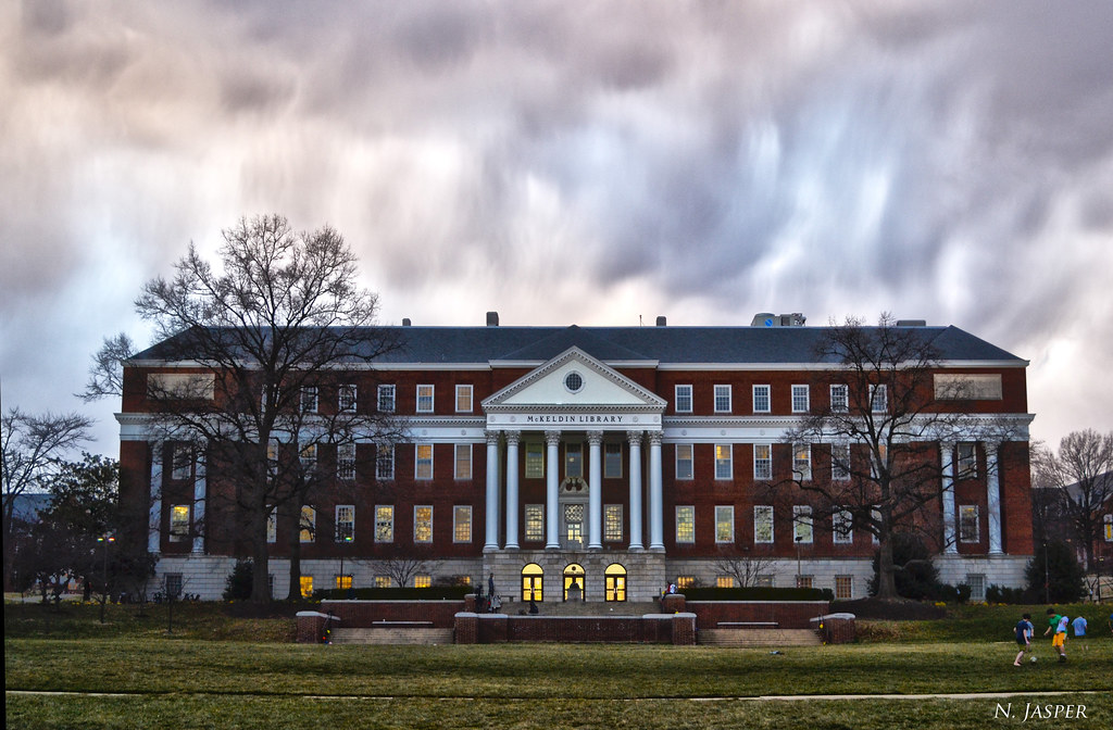 McKeldin Library HDR Taken at the University of Maryland … N