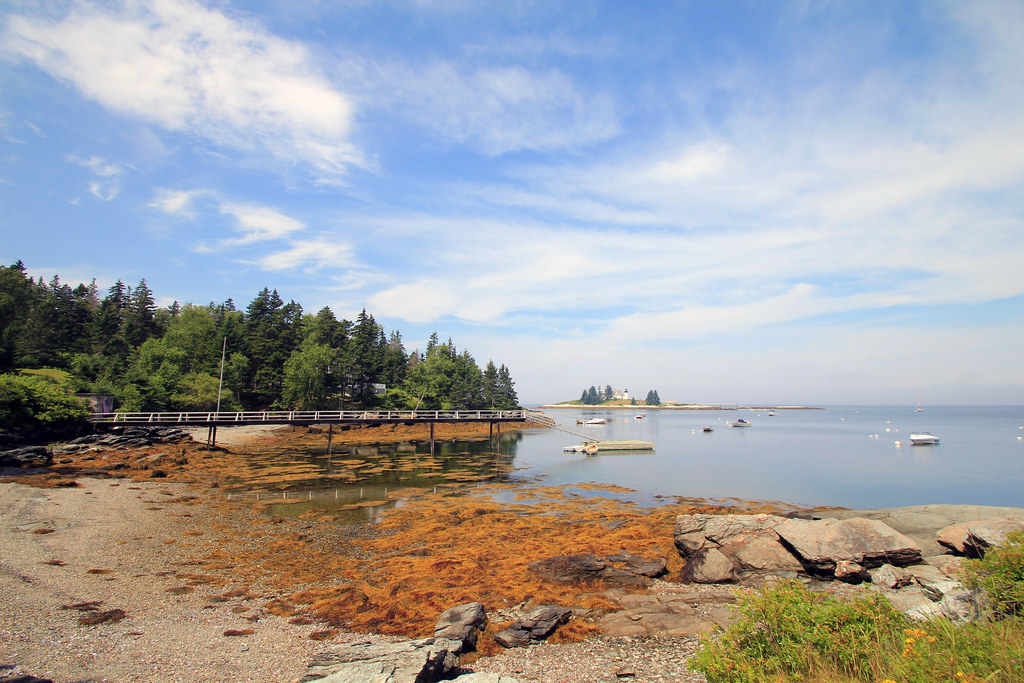 View from Little Deer Isle, Maine, including Pumpkin Islan… Flickr