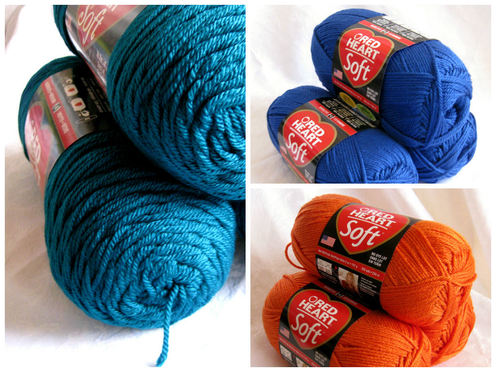 Soft yarns trio perfect for a boy's afghan Shared via Fot… crochetgal Flickr