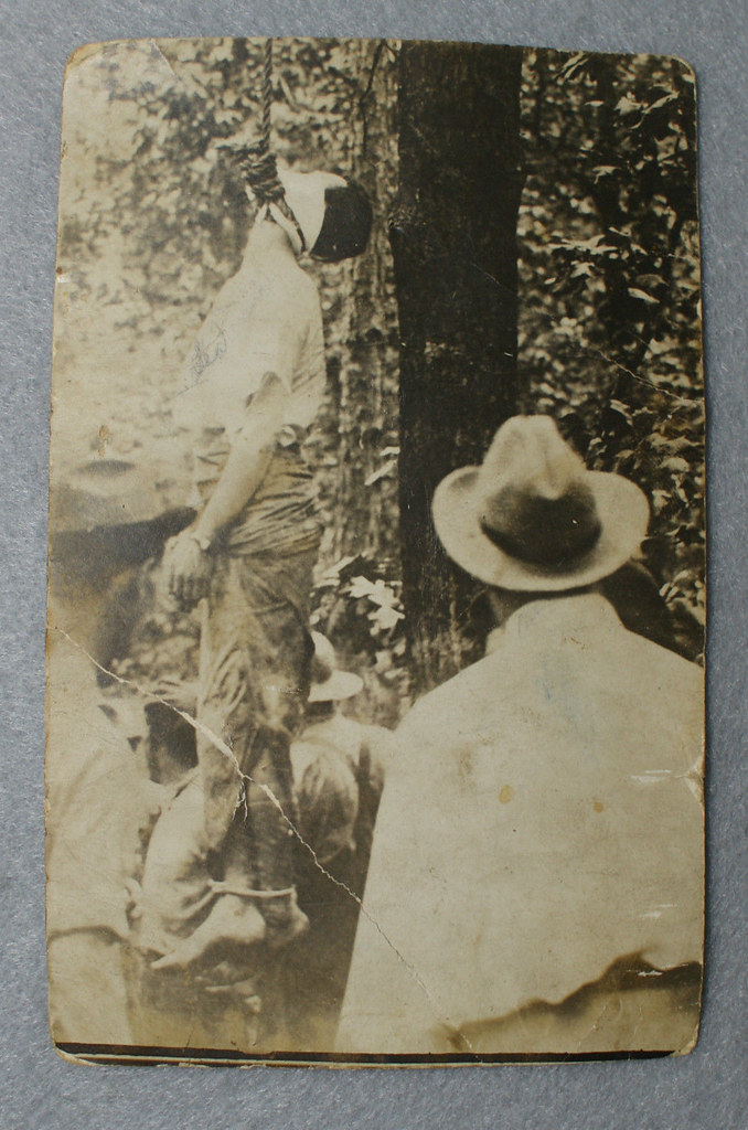 Leo Frank Lynching Postcard Sold on Ebay, Feb 1st 2014 Flickr