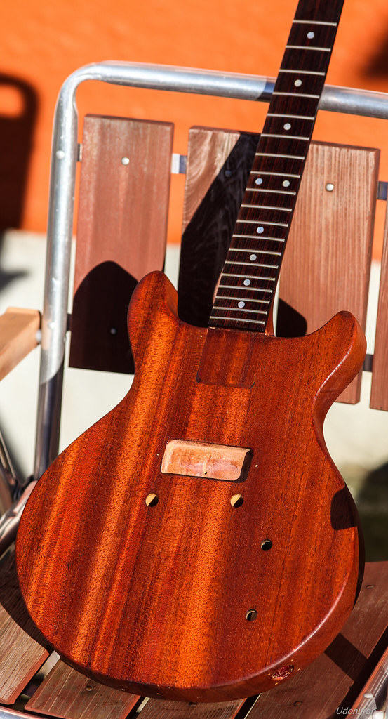 ESP Custom Order Jr African vs Honduran Mahogany =) The Donotron Flickr