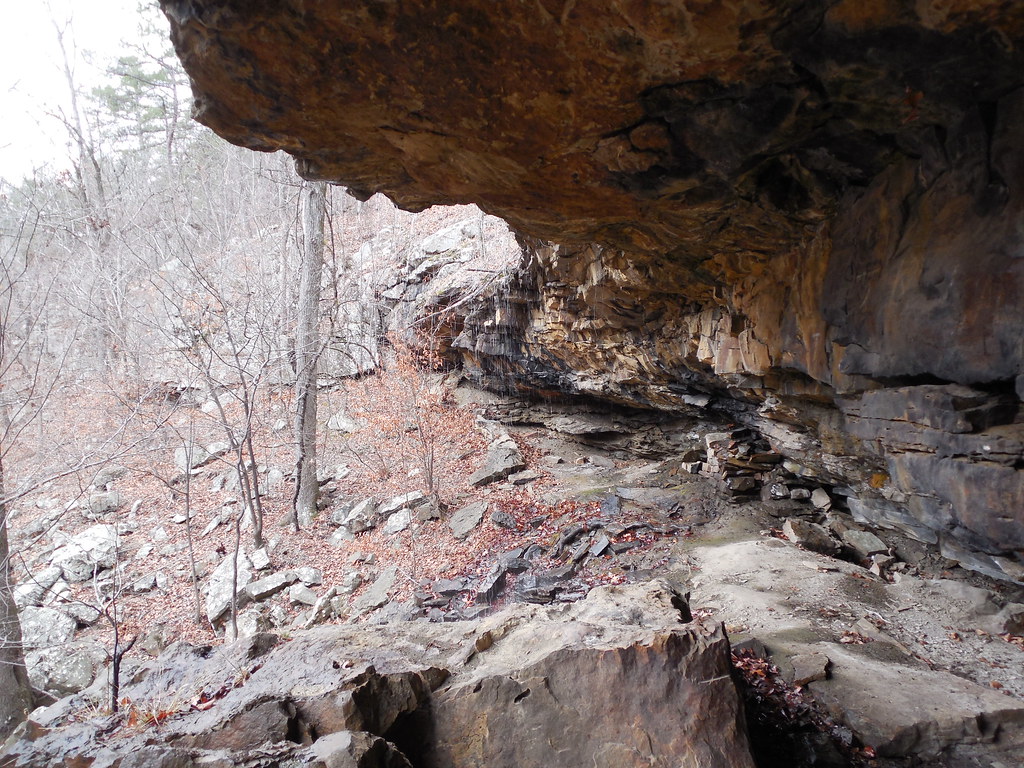 Under Belle Star Cave Falls Poteau Mountain Wilderness Flickr