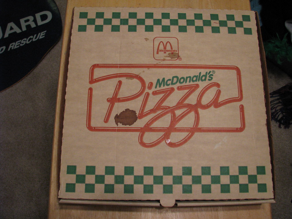 McDonald’s Pizza Box This is a pizza box from McDonald’s t… Flickr