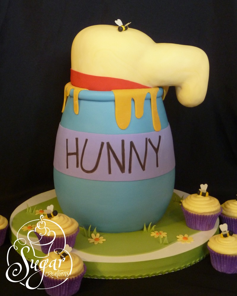 honey pot baby shower cake bumble bees and a honey pot to … Flickr