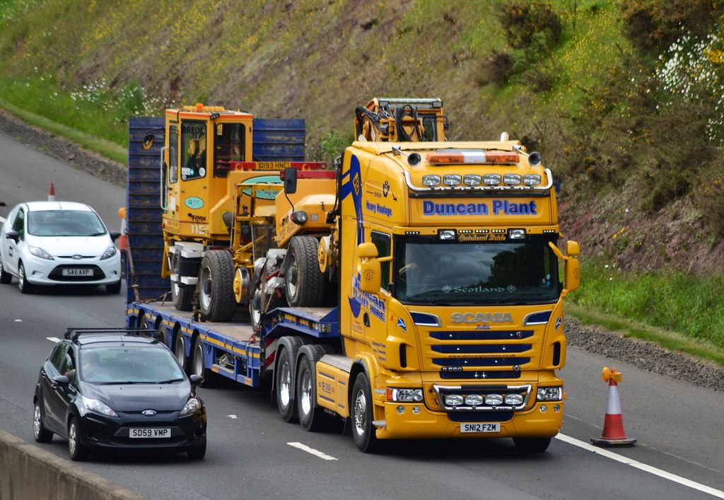 Duncan Plant Scania R560 southbound Edinburgh bypass June
