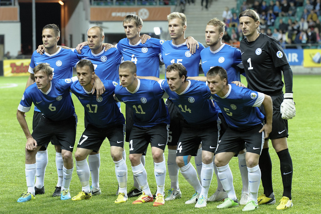 Football FIFA World Cup 2014 Estonian national team.… Flickr