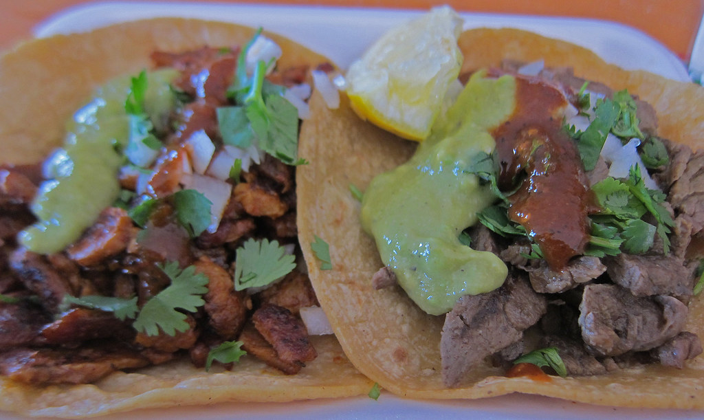 Taco Al Pastor and Carne Asada Tacos de Mexicali Flickr