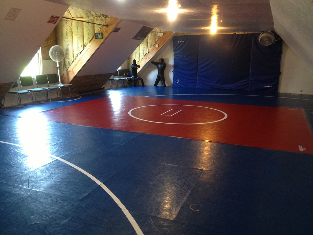 My wrestling room Upstairs in my garage Connor Day Flickr