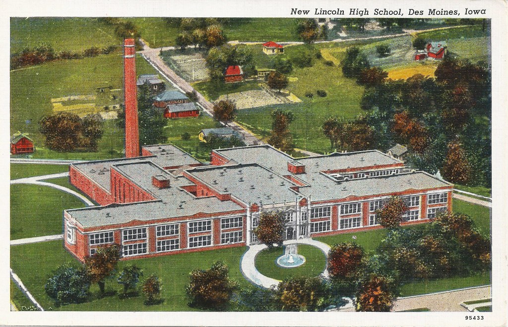 Des Moines, Iowa, Lincoln High School, Aerial View Flickr