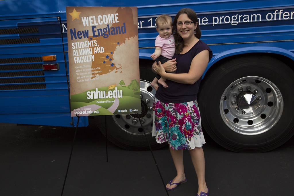 The SeeYourselfSucceed bus stops by SNHU's Nashua Center Flickr