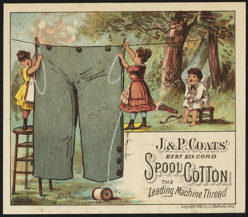J. & P. Coats' best six cord spool cotton. The leading mac… Flickr
