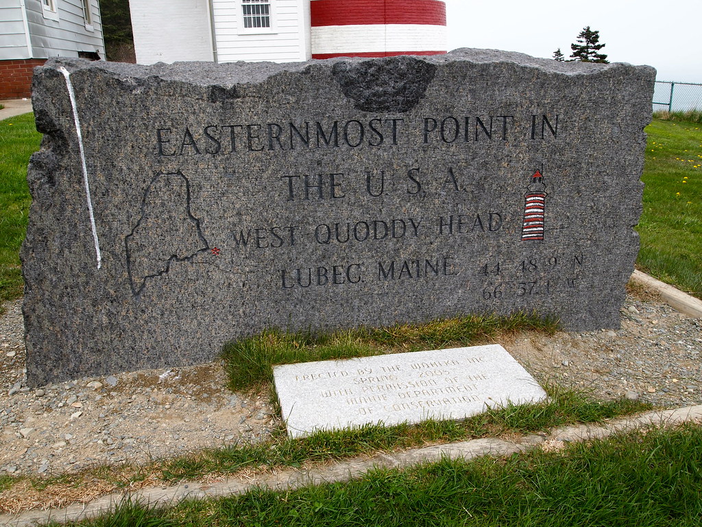 Easternmost Point in the USA Lubec, Maine West Quoddy Hea… Flickr