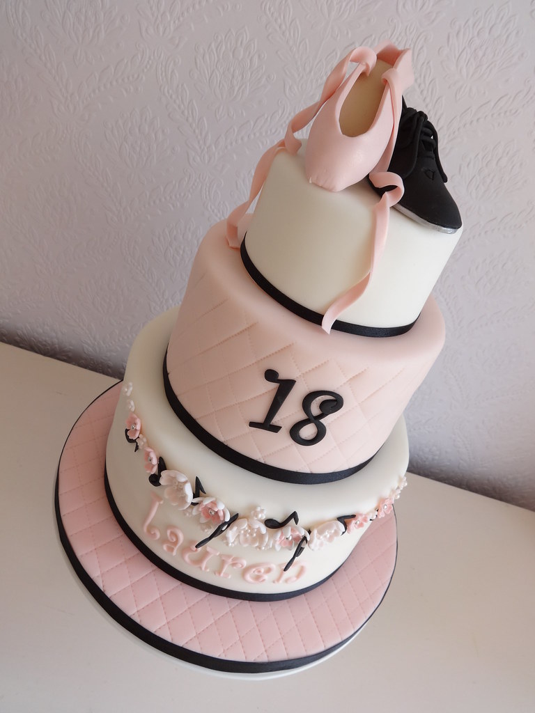 Ballet and Tap Shoe Cake A better view of the shoes Flickr
