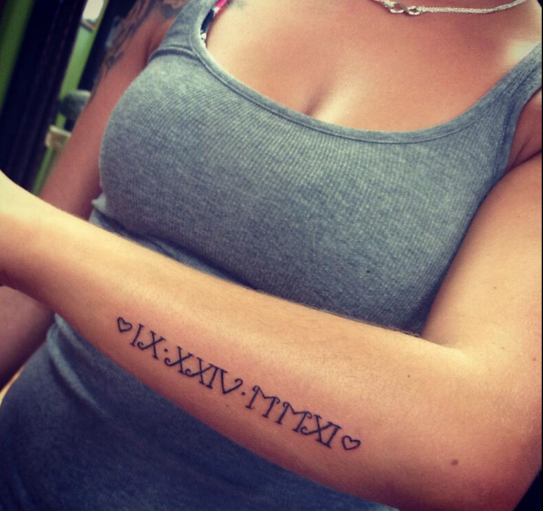 roman numeral tattoo roman numeral tattoo Cindy Satton Flickr