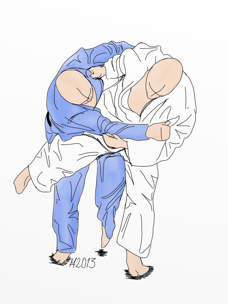 Oguruma Illustration of the judo throw oguruma. Free to … Flickr