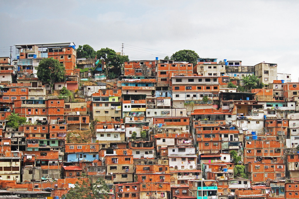 Stacked Low housing in Venezuela, known as barrios.… Flickr