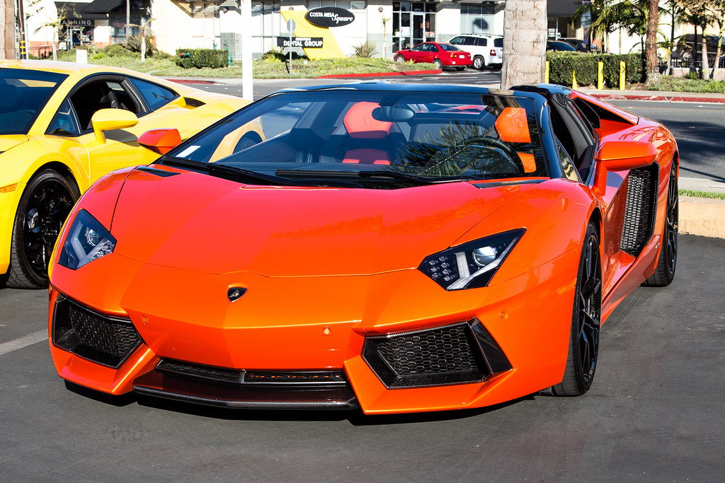 Aventador Roadster at Newport Beac… Flickr