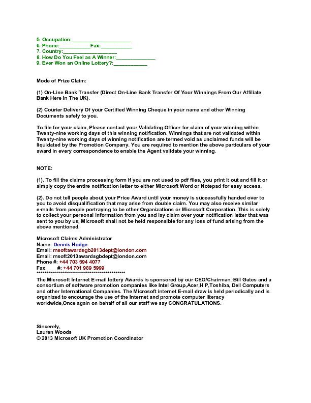 Attn Email Prize Winner MICROSOFT CORPORATIONS Cardinal Pâ€¦ Flickr