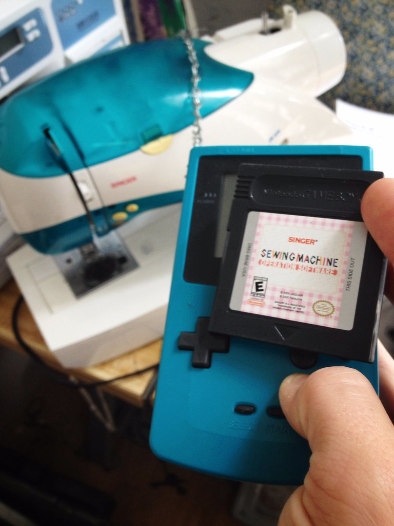 Spotted an IZEK, a rare Gameboy controlled Singer sewing m… Flickr