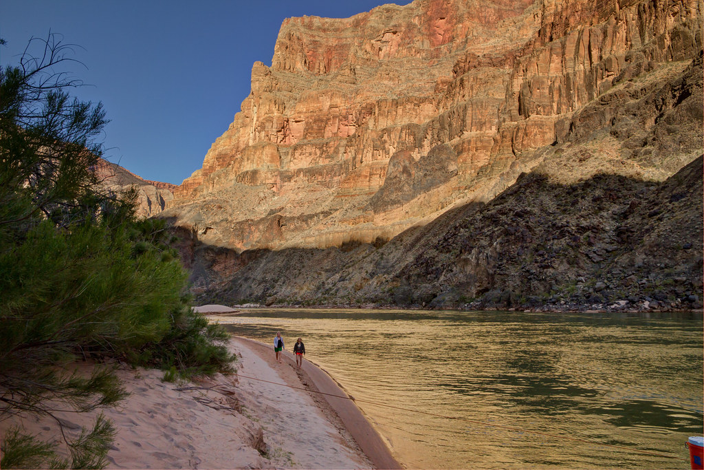 Evening stroll along the sandy beach of the Colorado River… Flickr