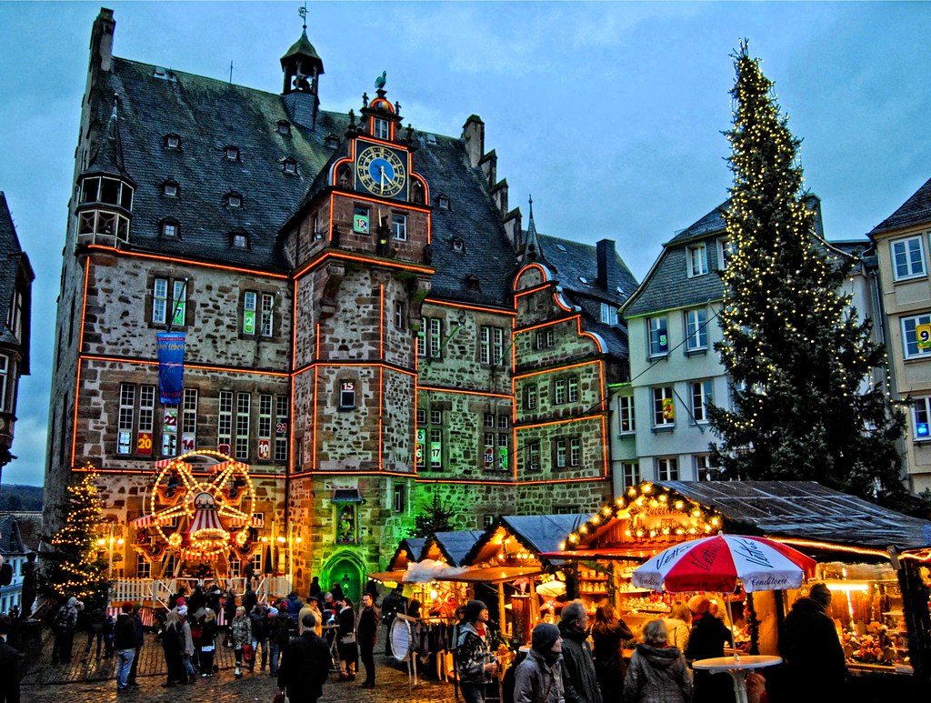 Christmas Market in Marburg, Germany Hans Vaupel Flickr