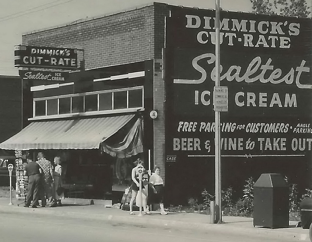 NE East Tawas MI RPPC 1940s Downtown Businesses looking We… Flickr