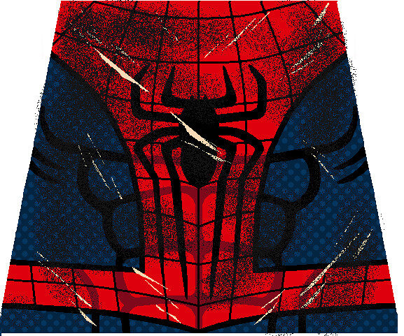 lego spiderman battle damaged torso decal the amazing spid… Flickr