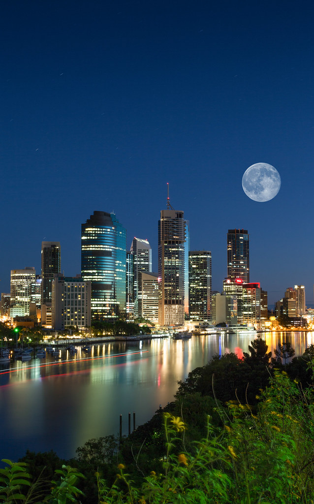 Brisbane City Predawn Gautam Pisapati Flickr