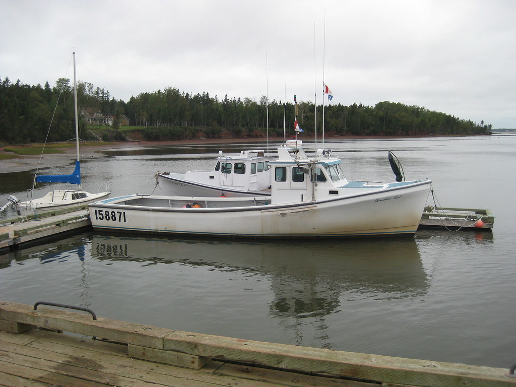 Nova Scotia lobster fishing boats Bruce Johnson Flickr