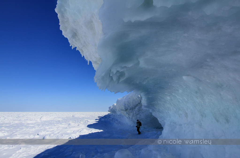 Lake Michigan Ice Wave 2014, ©Nicole Wamsley [Okay, I know… Flickr