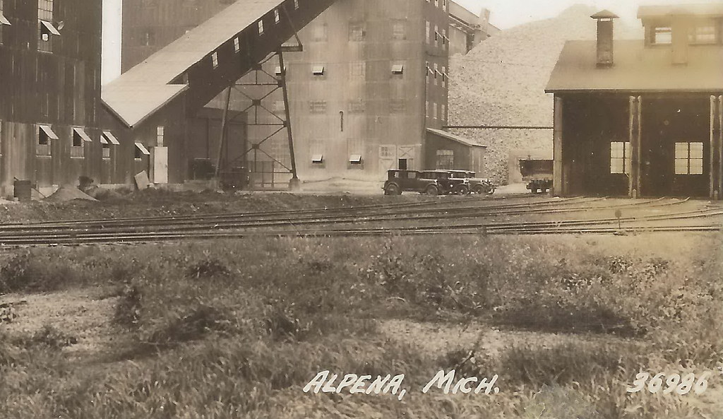 NE Alpena Rockport MI RPPC 1920s Thunder Bay Limestone Qua… Flickr