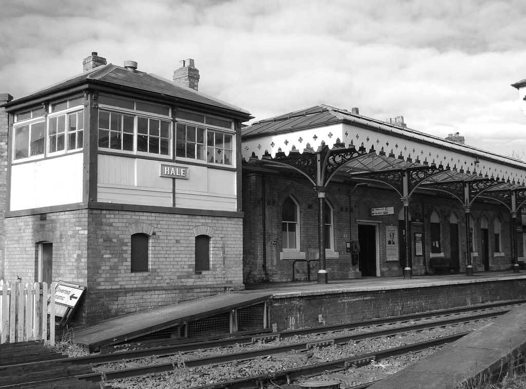Hale Train Station, nr Altrincham, Cheshire (2) Copy Flickr