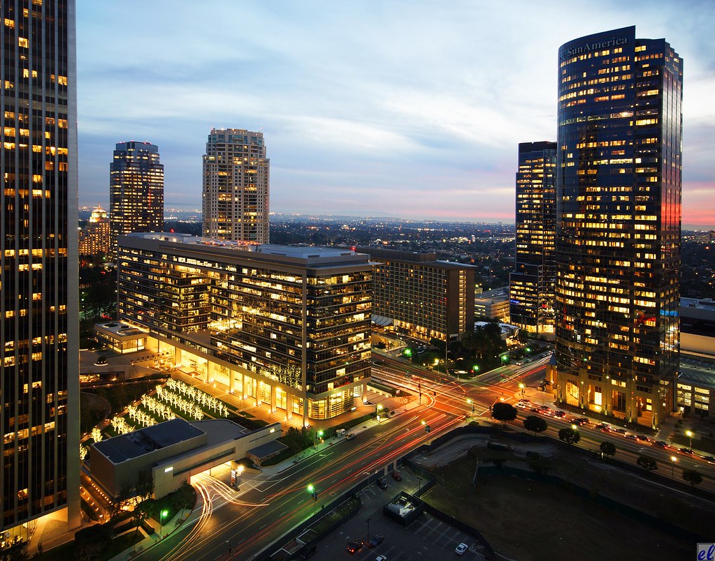 Los Angeles (Century City) sunset 13second exposure Eric Lassiter