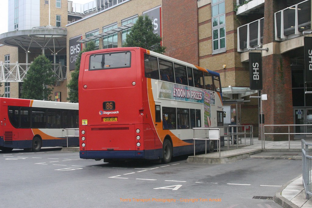 Stagecoach in Hampshire 18513 GX06DXL (Rear) Tom's Paper Buses & Bus