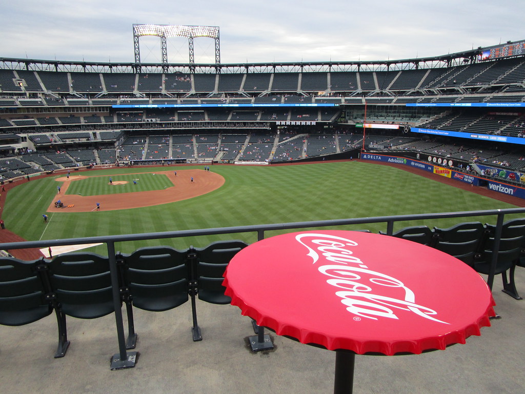 Citi Field, 06/16/16 the tables at the CocaCola Corner a… Flickr