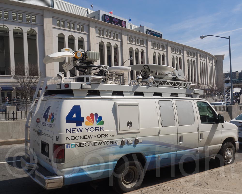 NBC News Satellite Truck, 2015 New York Yankees Opening Da… Flickr