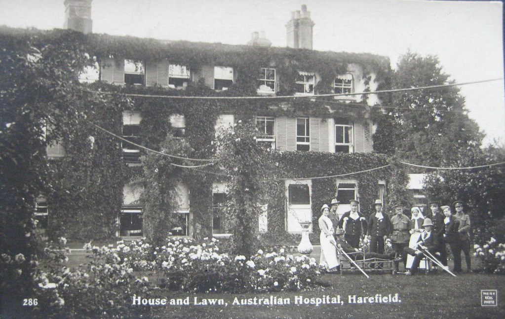 WW1 Australian Hospital, Harefield, England 1915 postcard … Flickr