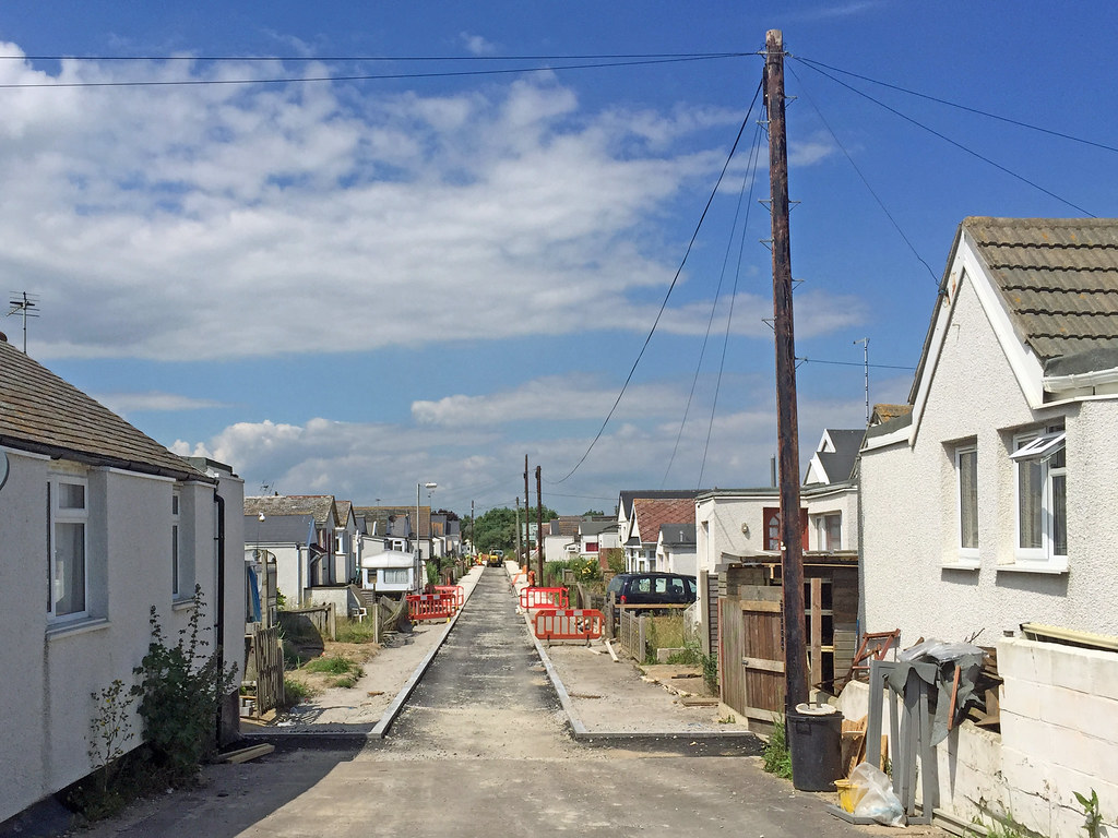 Hillman Avenue, Jaywick Essex Council are doing up the roa… Flickr