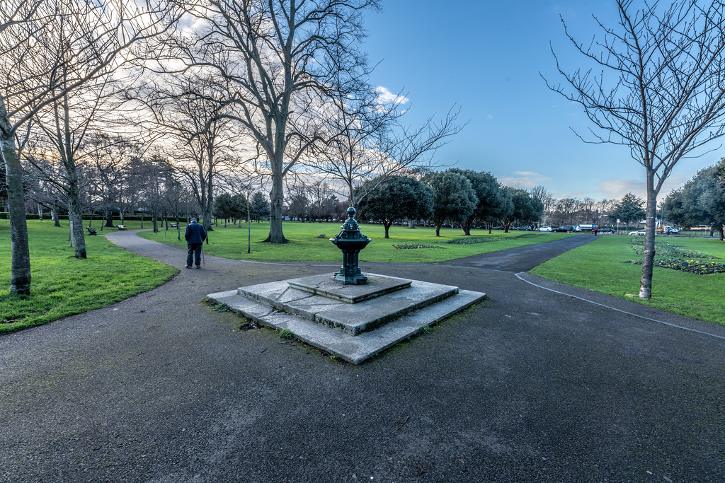 RESTORED FOUNTAIN IN HERBERT PARK
