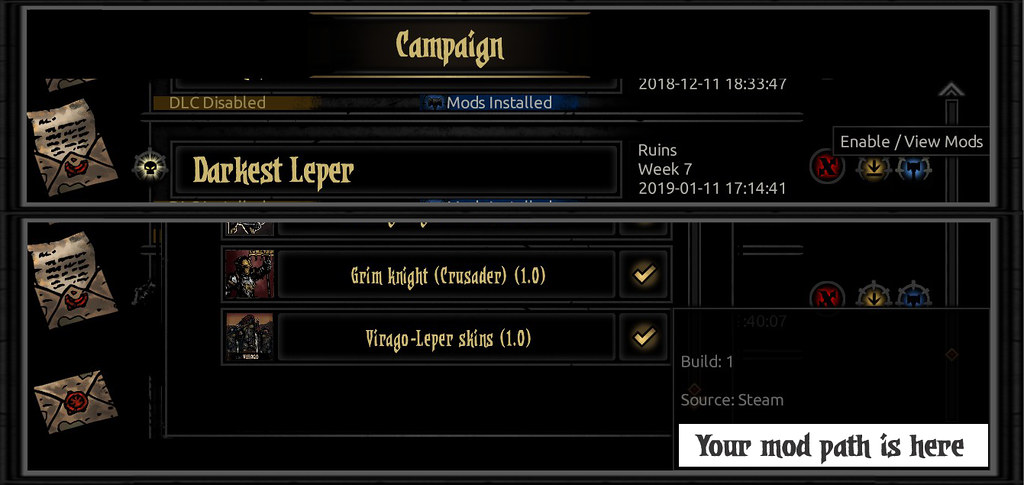 ViragoLeper skins at Darkest Dungeon Nexus Mods and community