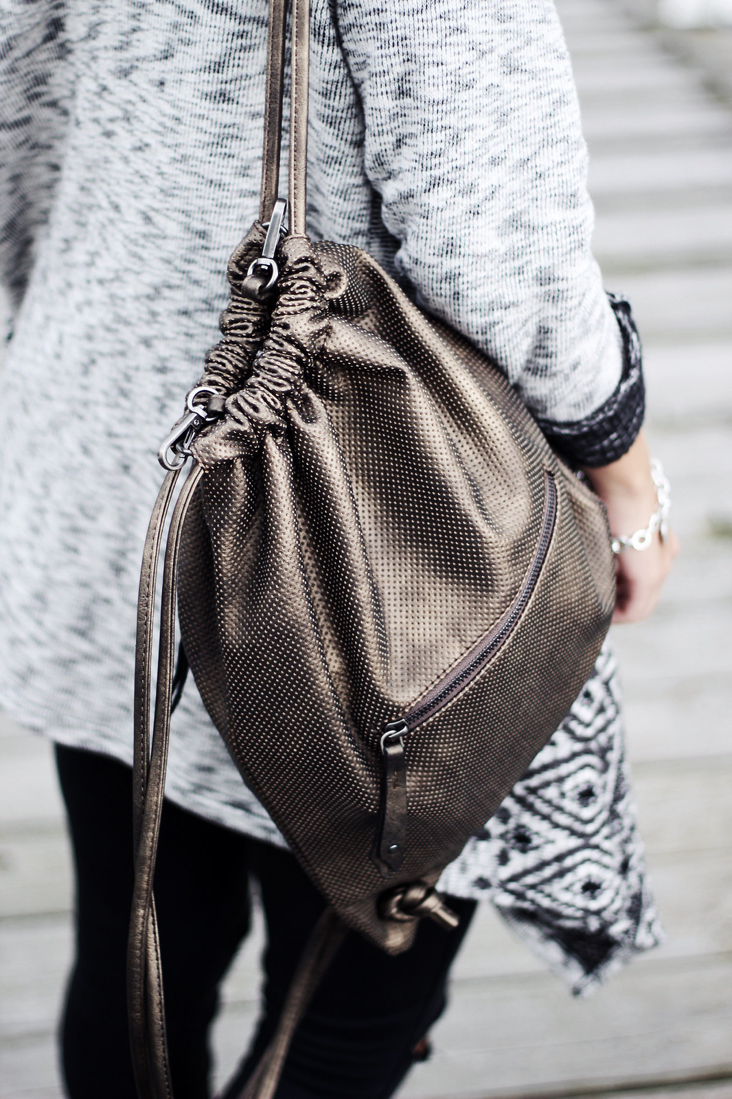 Metallic Bag Outfit A Classy Mess