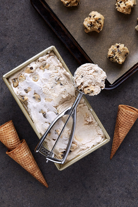 Grainfree Chocolate Chip Cookie Dough Coconut Milk Ice Cream {dairy
